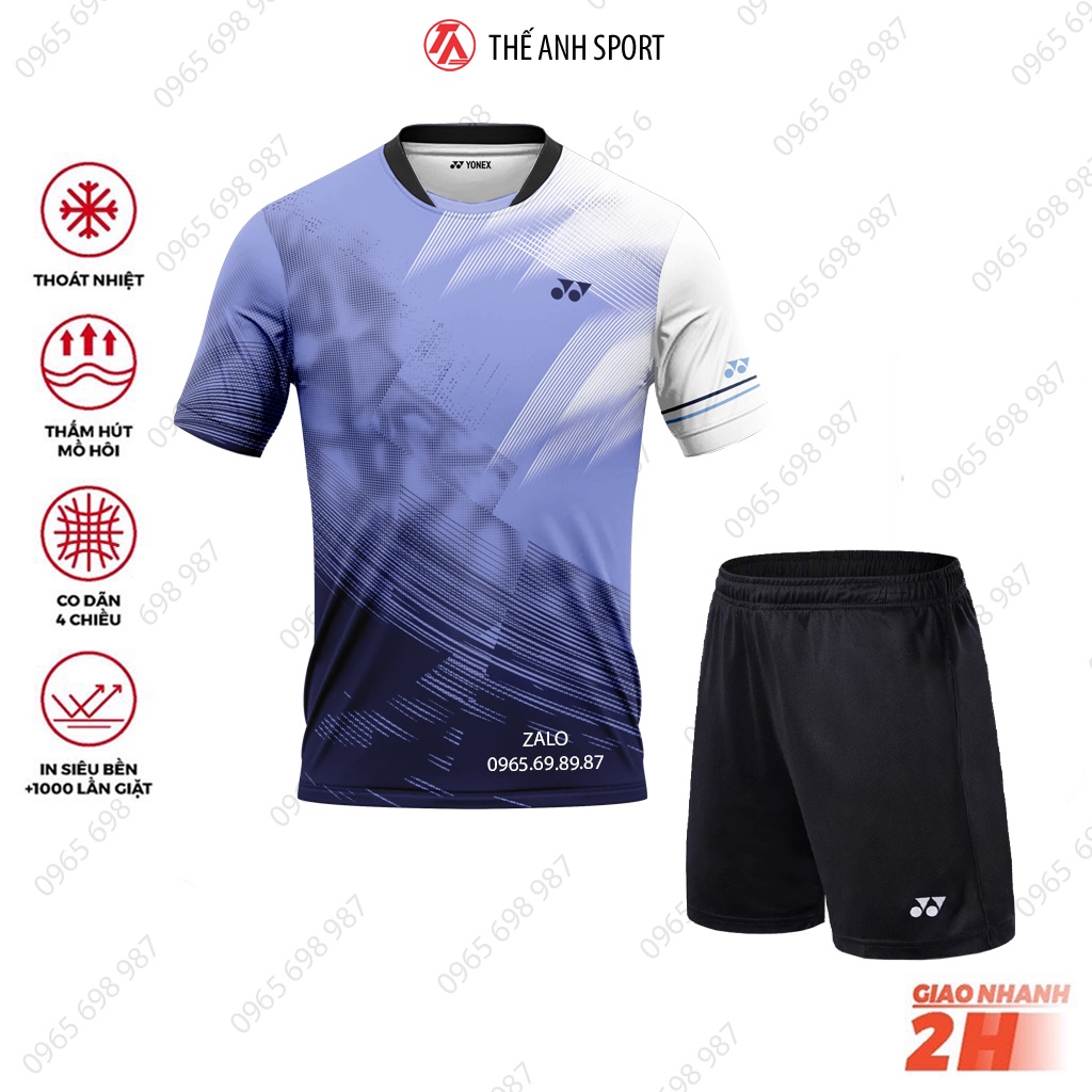 Áo cầu lông Yonex, quần áo cầu lông thi đấu đội tuyển Hàn Quốc mới nhất 2023
