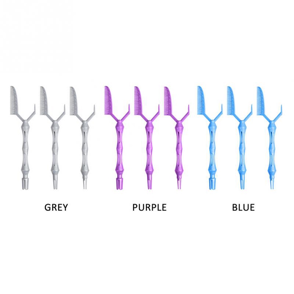 [Hàng mới về] Set 3 lược resin dùng cố định vị trí tóc uốn hỗ trợ nhuộm màu đa năng nhiều màu tùy chọn cho tiệm salon