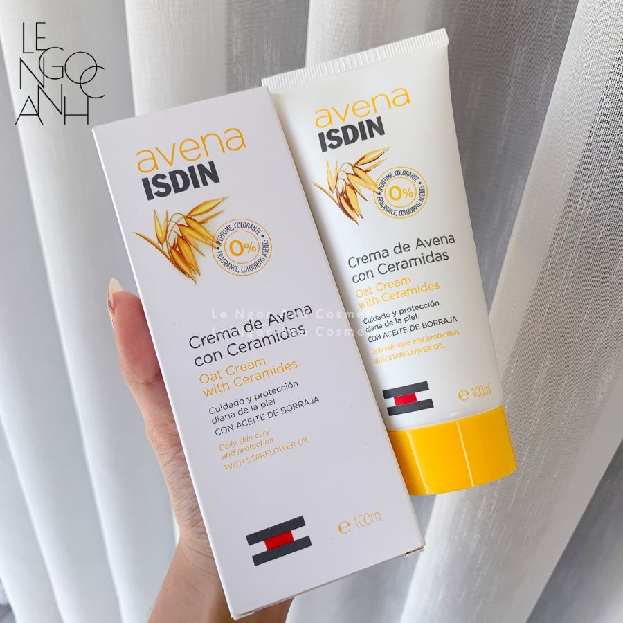 Kem dưỡng ẩm, phục hồi yến mạch Avena Isdin Crema de Avena con Ceramidas