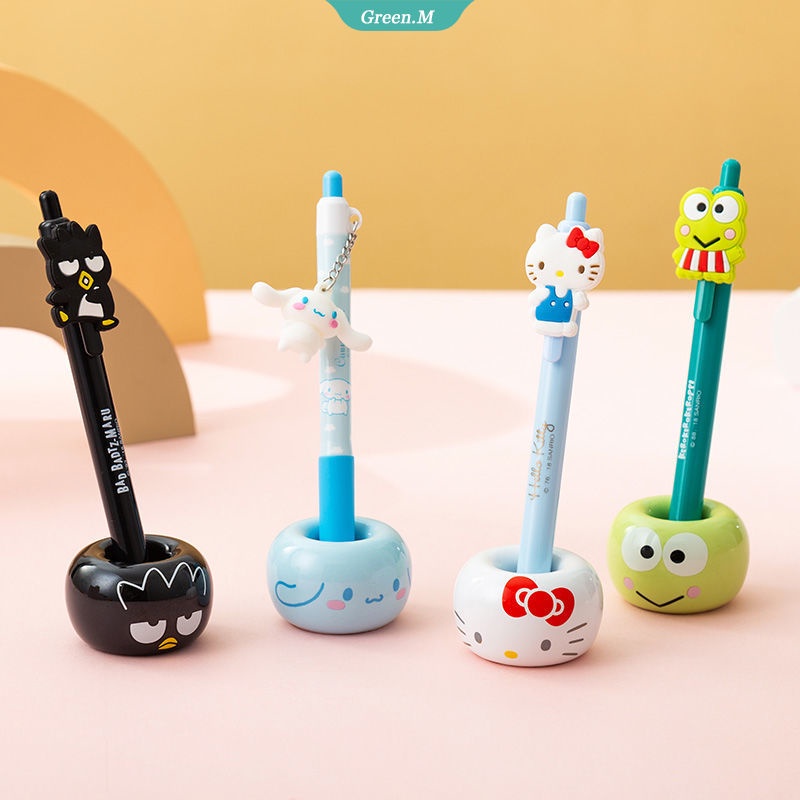 SANRIO Giá Đỡ Bàn Chải Đánh Răng Đáy Gốm Hình Bánh Donut Mới Dùng Trong Nhà Tắm