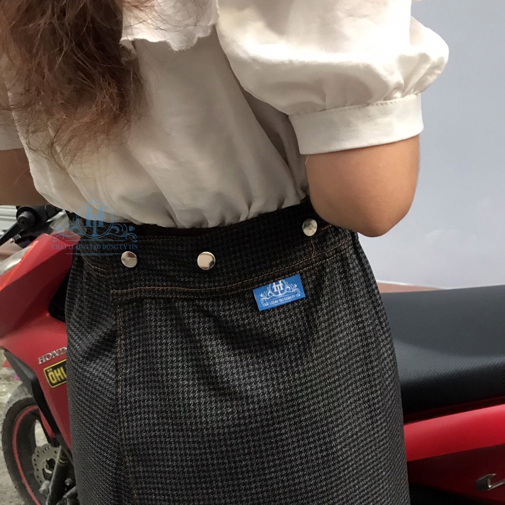Váy chống nắng xẻ tà cho nữ ngồi sau có nút bấm chân và túi phía trước KHT09 H&T FASHION | BigBuy360 - bigbuy360.vn