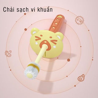 Bàn chải đánh răng trẻ em Silicon