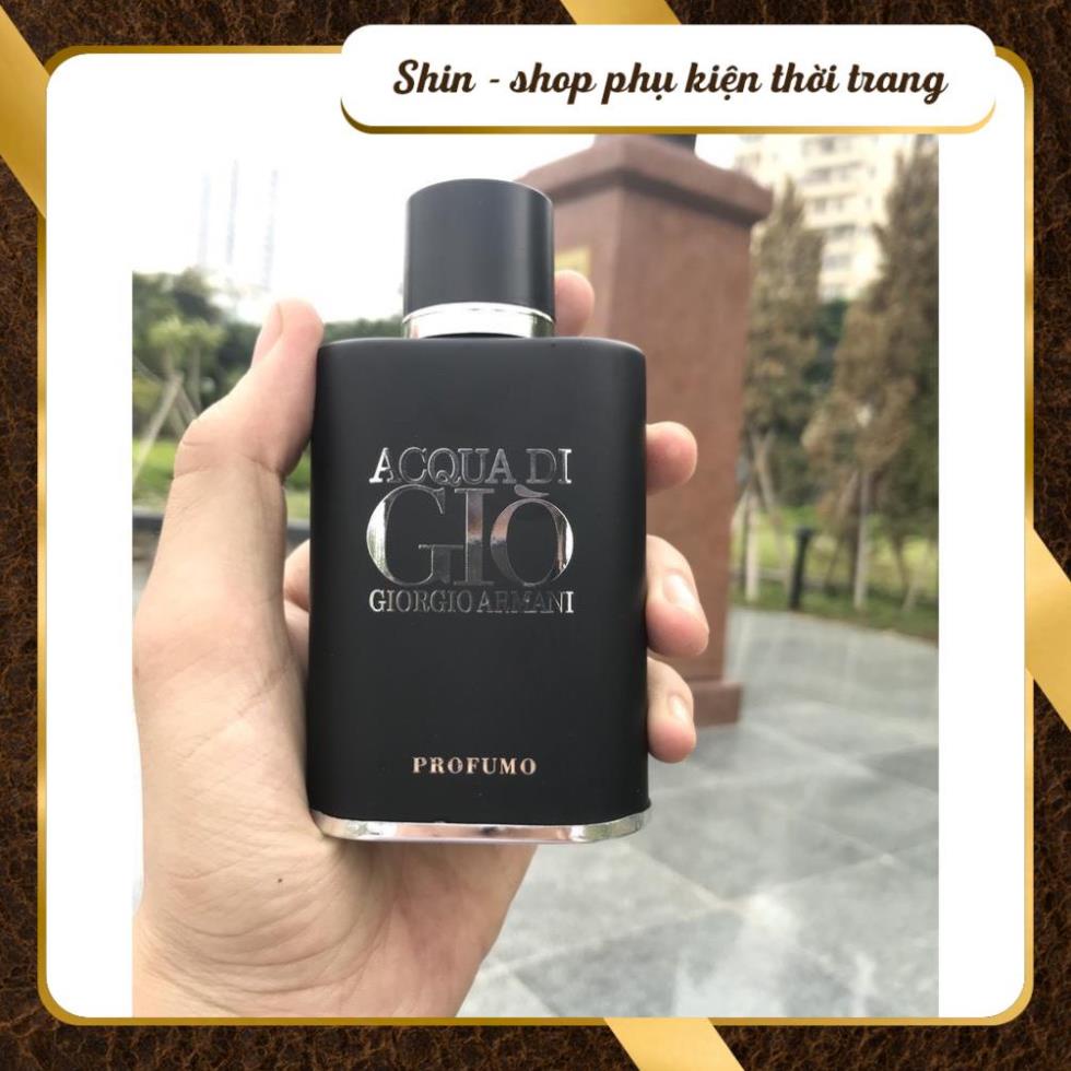 Nước hoa nam dầu thơm nam tính Giò Đen Aqua Di Gio Profumo 100ml lưu hương lâu mạnh mẽ cuốn hút - Shin Shop | BigBuy360 - bigbuy360.vn