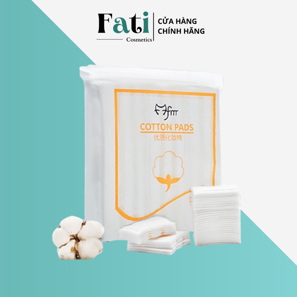 Bông Tẩy Trang 3 Lớp Cotton Pads FM 222 miếng nội địa Trung - Fati Cosmetics