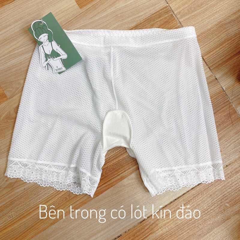 Quần đùi mặc trong váy 3 màu freesize
