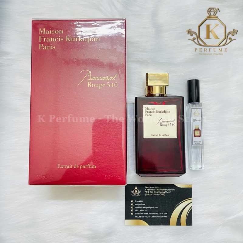 [K Perfume Chính Hãng] Nước Hoa Unisex MFK Baccarat Rouge 540 Extrait De Parfum | Thế Giới Skin Care