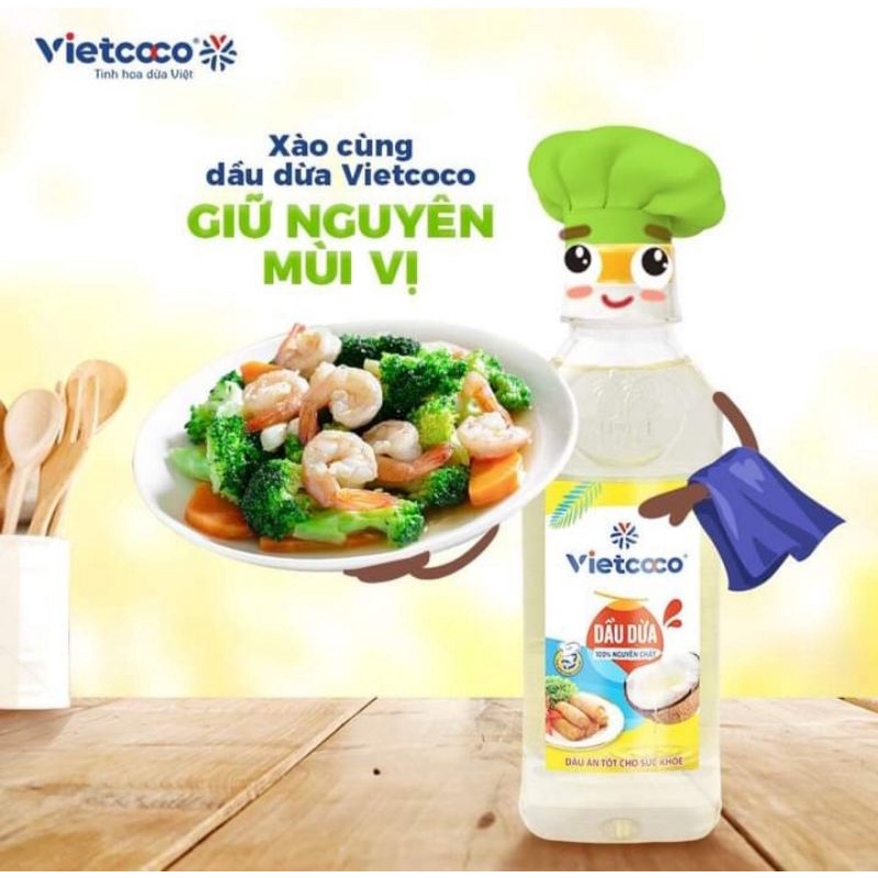 DẦU DỪA TINH LUYỆN VIETCOCO 250ML - 2 LIT