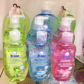 Sữa Tắm Gội Dnee 200ml-380ml-800ml tem Đại Thịnh chính hãng