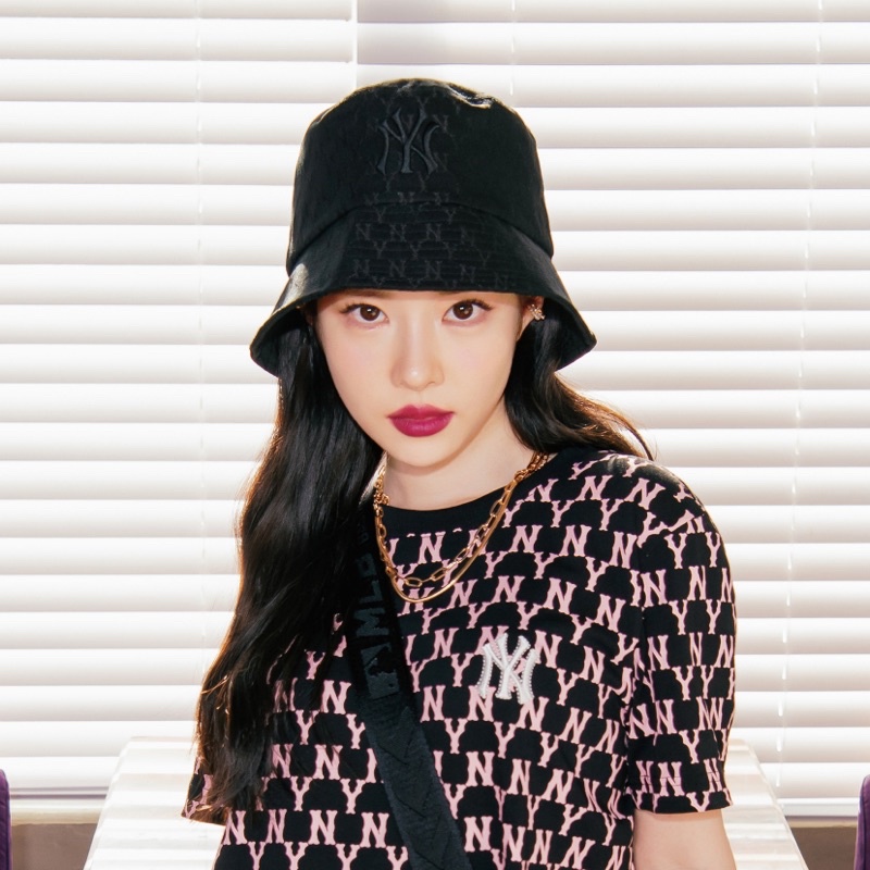 Mũ bucket MLB mono chìm