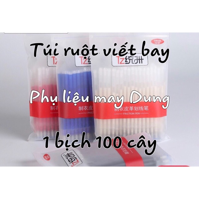 Viết bay vẽ quần áo 4 màu bịch 100 cây