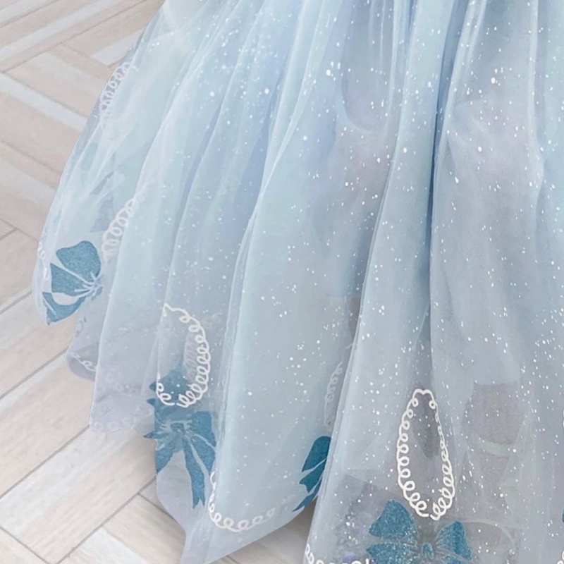 Đầm Hóa Trang Công Chúa Elsa Trong Phim Frozen 2 Dành Cho Bé Gái