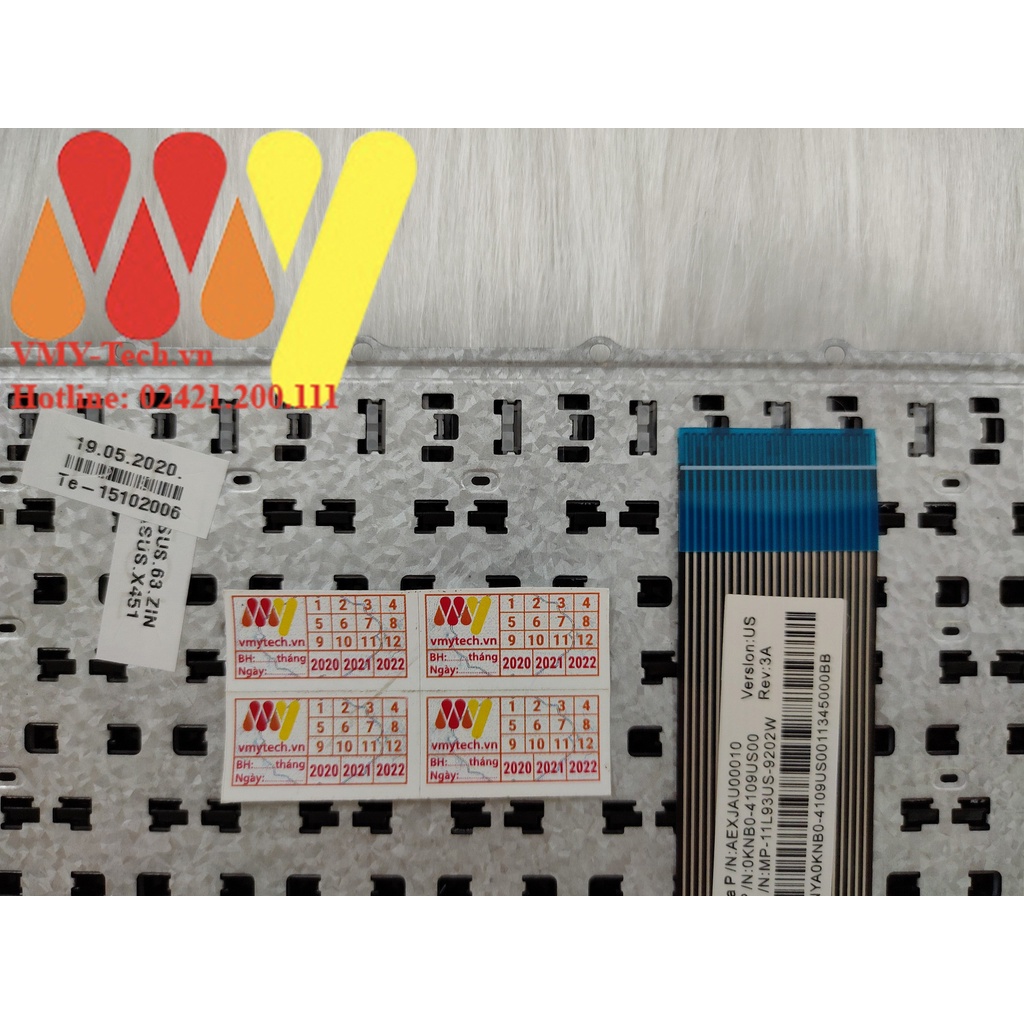Bàn Phím ASUS X456 X456U X456UA X456UB X456UV K456 K456U K456UF