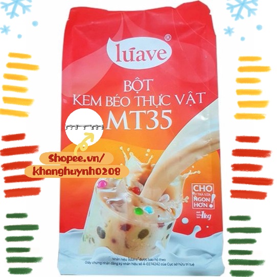 Bột Kem Béo MT35 Luave Pha Trà Sữa (Indo) 1kg