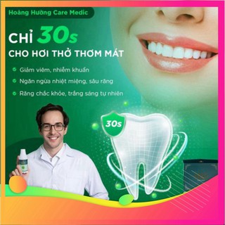 Nước Súc Miệng Thơm Miệng Hoàng Hường Care Medic Ngăn Ngừa Nâu Răng, Kháng Khuẩn, Trắng Răng, Thơm Miệng