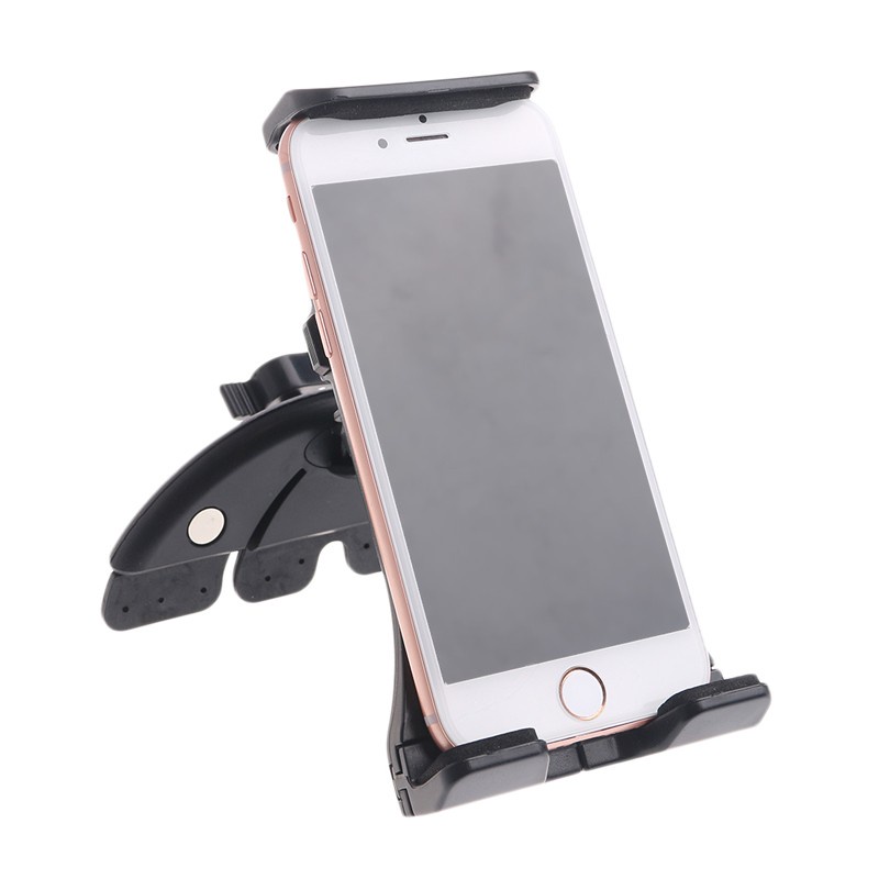 DOU Universal Adjustable Car CD Slot Mobile Mount Holder Stand For Phone Tablet PC