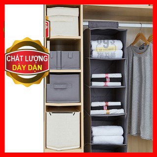 Tủ Vải Túi Quần Áo 5 Ngăn tiện dụng dễ dàng gấp gọn