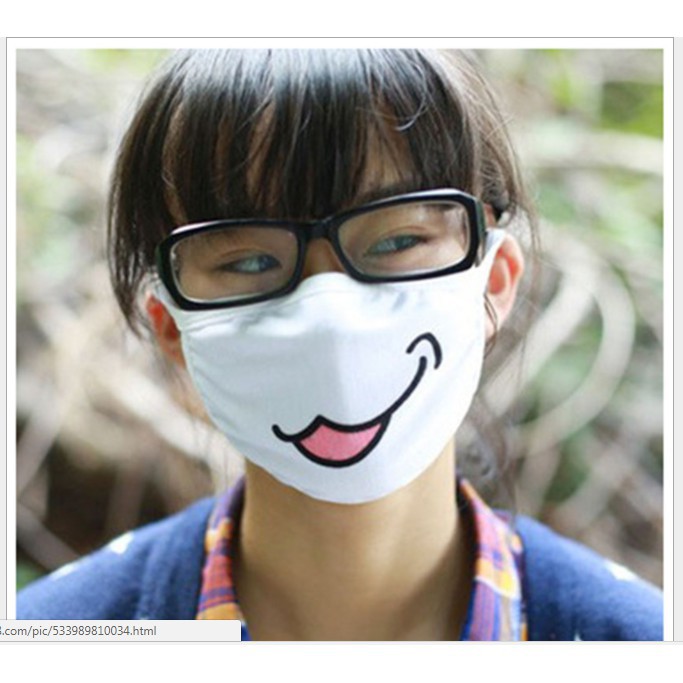 KHẨU TRANG VẢI HOẠT HÌNH TRẮNG ( NHIỀU MẪU ) kute mã HK272 | BigBuy360 - bigbuy360.vn