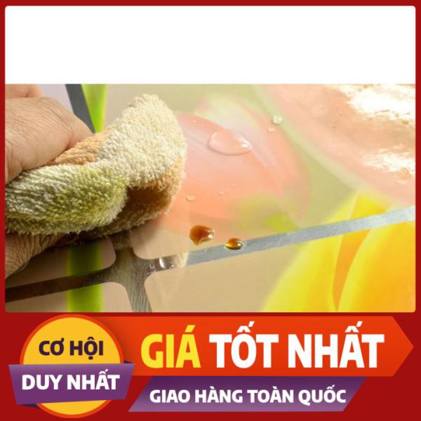 [HANG UY TÍN - GIÁ RẺ] Decal dán bếp tráng nhôm cách nhiệt size lớn - con đường cỏ hoa