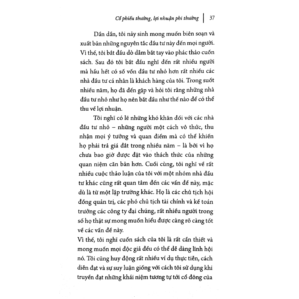 Sách - Cổ Phiếu Thường Lợi Nhuận Phi Thường