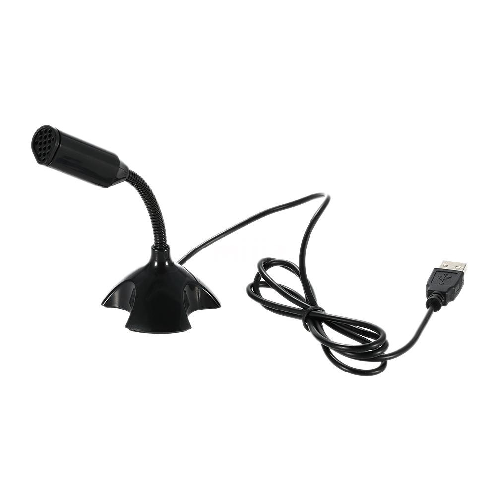 Microphone USB điều chỉnh được 360° hỗ trợ thu âm chat bằng giọng nói dành cho máy tính để bàn