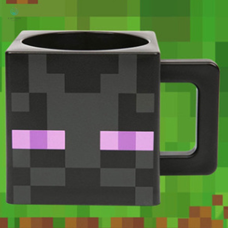Cốc Vuông 230ml In Hình Nhân Vật Minecraft 3D Dùng Làm Quà Tặng 230ml