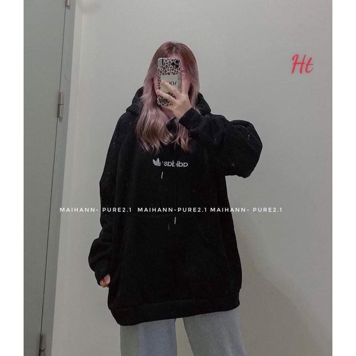 Sét áo hoodie chữ nhỏ +quần bom xám HT11