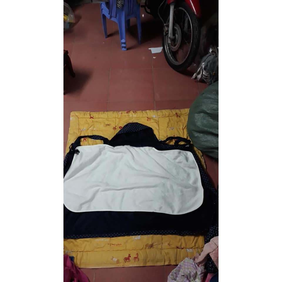 Choàng địu đi mưa 2 lớp cho bé ms47