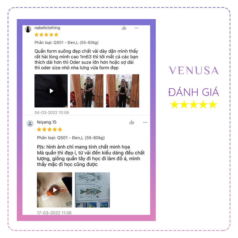 Quần suông nữ cạp cao tôn dáng, quần ống rộng công sở không nhăn VENUSA Q002