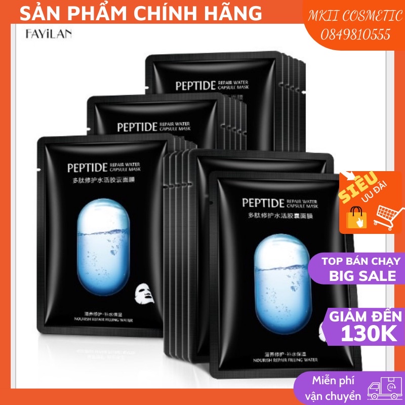 [mua 10 TẶNG 1] Mặt Nạ Peptide - Mask Dưỡng Da Chính Hãng Fayilan