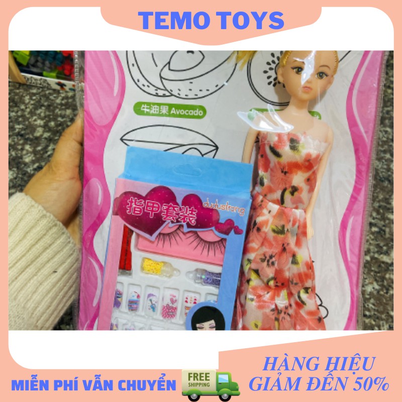 Bộ Đồ Chơi Búp Bê Thời Trang Và Bộ Phụ Kiện, Váy Đầm Temo Toys