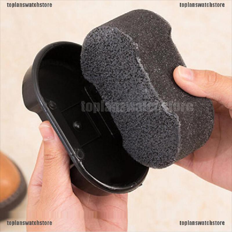 [COD Tope] Cọ Mút Xốp Phủi Bụi Đánh Bóng Giày Nhanh Chóng Sáng Bóng Mới
