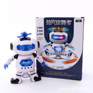 ROBOT Xoay Phát Nhạc Có Đèn