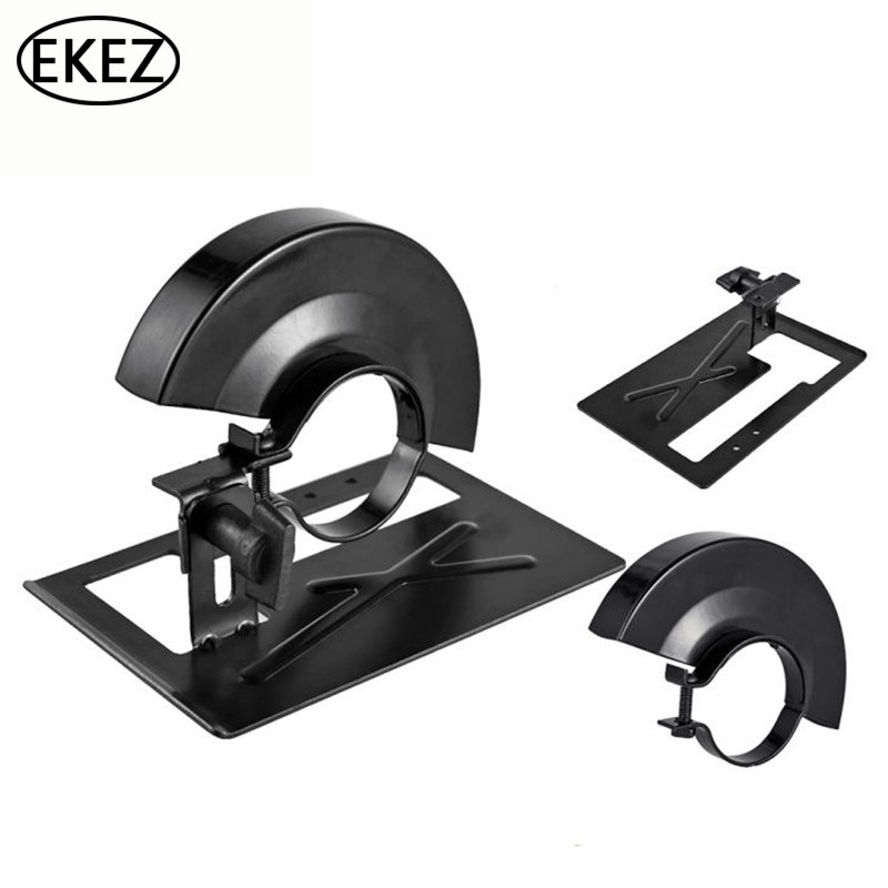 EKEZ Giá Đỡ Máy Mài Góc Cố Định Chiều Sâu Lưỡi Cắt Có Nắp Bảo Vệ Đế Dày Làm Bằng Kim Loại Có Thể Điều Chỉnh