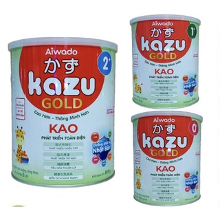 Combo 2lon sữa kazu gold kao số 0+ 1+ 2+ 810g