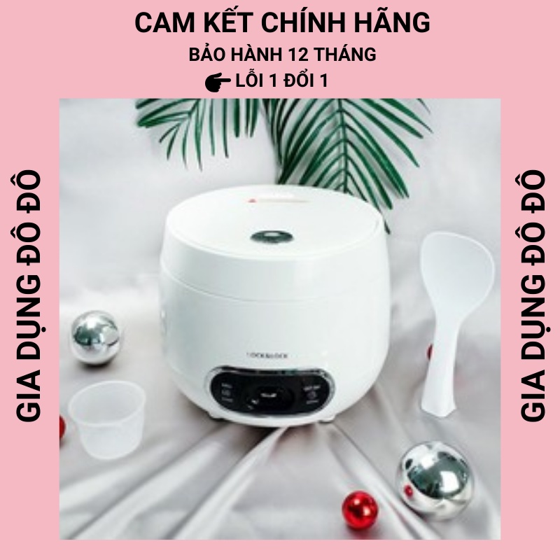 Nồi cơm điện LOCK&LOCK EJR426WHT mini loại nhỏ 0,8 Lít màu trắng