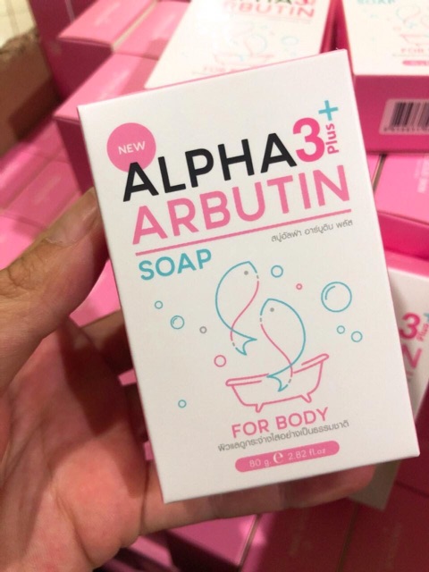 Soap Xà Phòng Tắm Trắng Da Body ALPHA ARBUTIN 3+ Plus 80g - Thái Lan | BigBuy360 - bigbuy360.vn