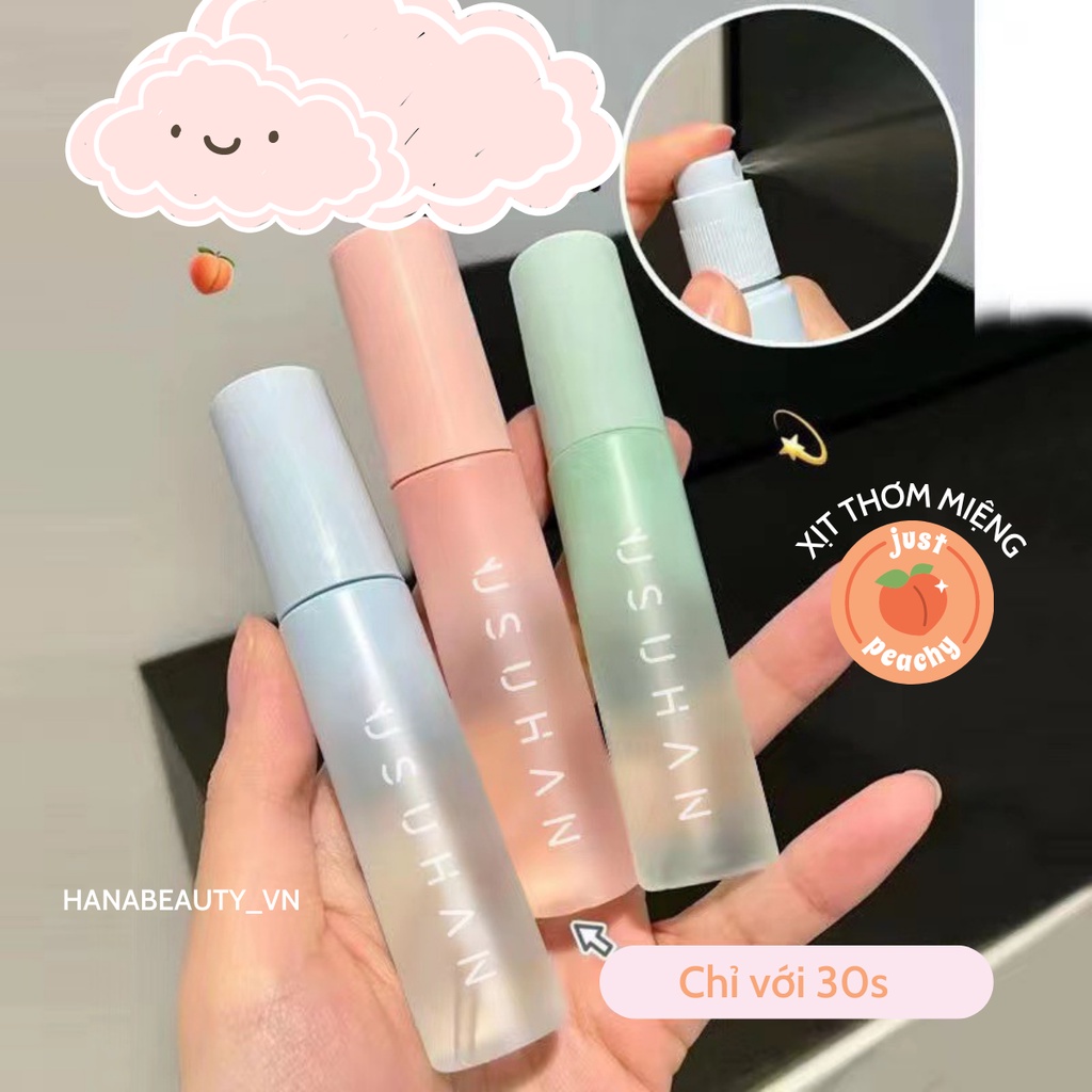 Xịt Thơm Miệng USUHAN Hoa Quả Thơm miệng sạch sẽ thơm tho