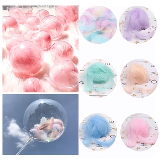 Set 100 lông vũ nhiều màu sắc dùng để trang trí tiệc