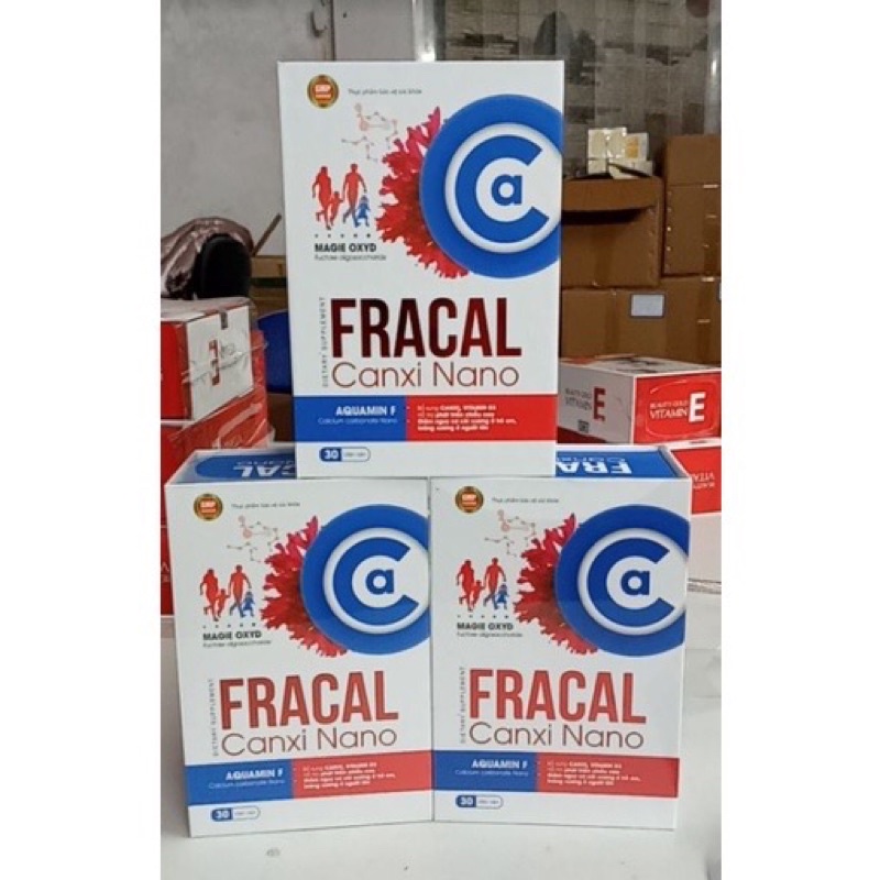 Canxi Nano FRACAL, bổ sung canxi, vitamin D3 và khoáng chất, cho bé, mẹ bầu và người cao tuổi