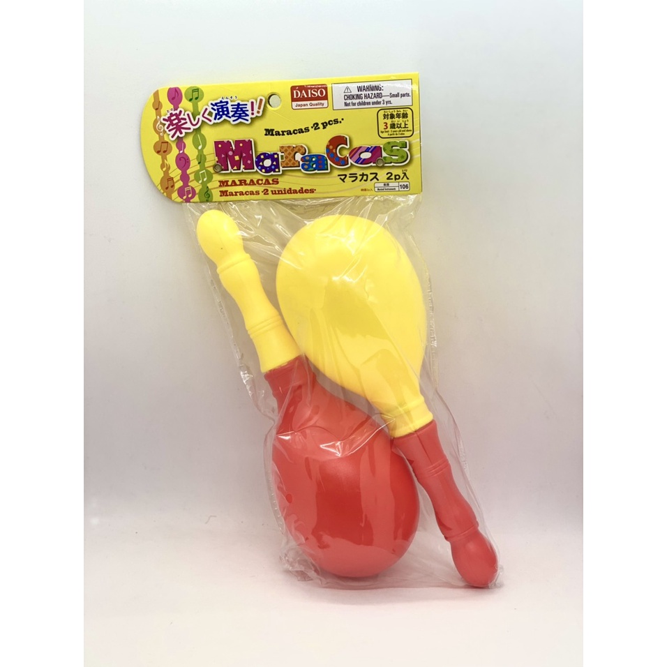 Daiso Đồ Chơi Bộ 2 cái Maracas
