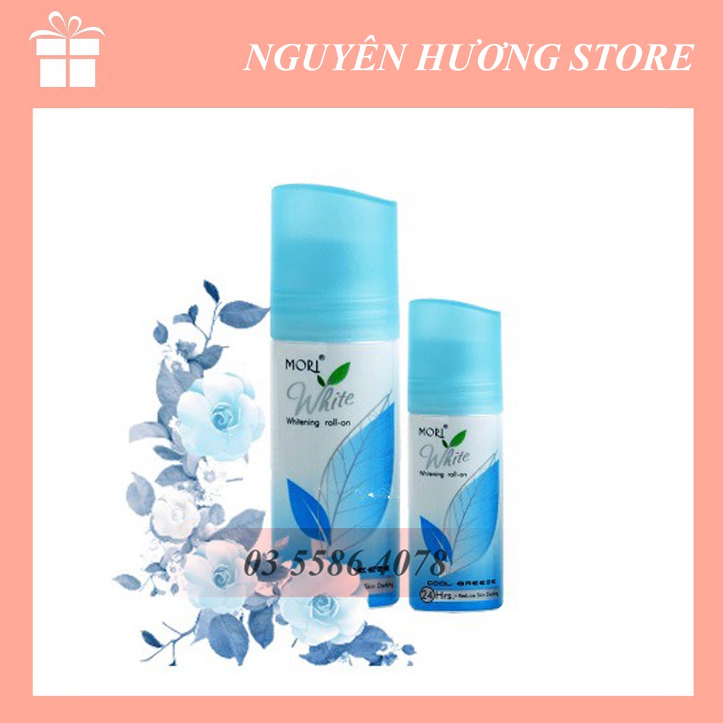 Lăn khử mùi và làm trắng da Mori White 15ml - Thái Lan