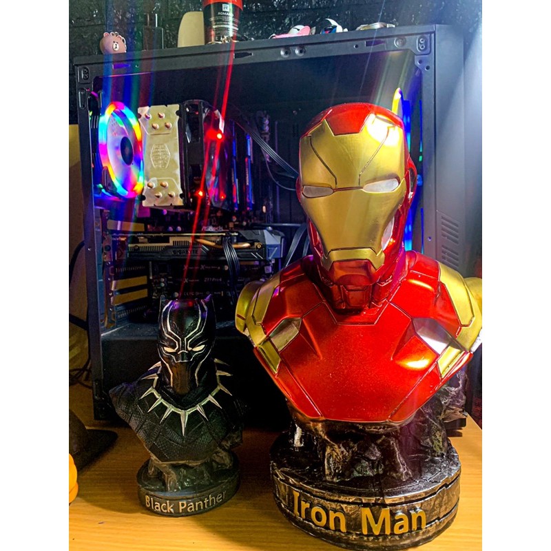 Mô hình tượng bán thân Iron Man Tony Stark MK46 cao 36cm tỷ lệ 1/2