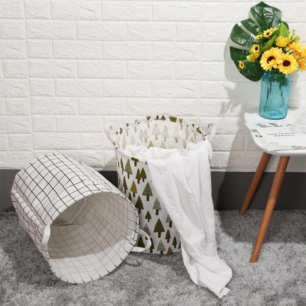 Giỏ Đựng Quần Áo Bẩn Chống Thấm Nước Có Thể Gấp Gọn Tiện Dụng
