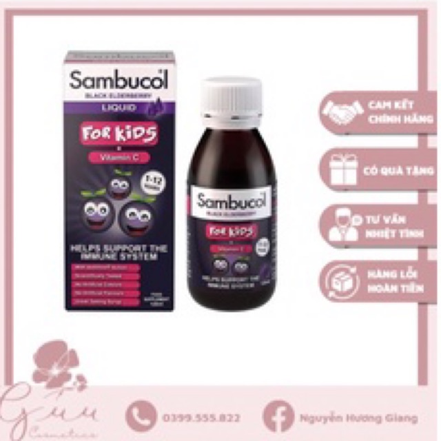 Tăng đề kháng Sambucol For Kid