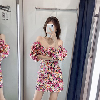 Đầm Hoa Trễ Vai Thời Trang Xuân Hè 2020 Ms 00409692100