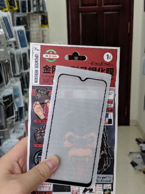 Kính cường lực Xiaomi Redmi Note 8 / Note 7 hiệu KingKong viền mỏng cao cấp