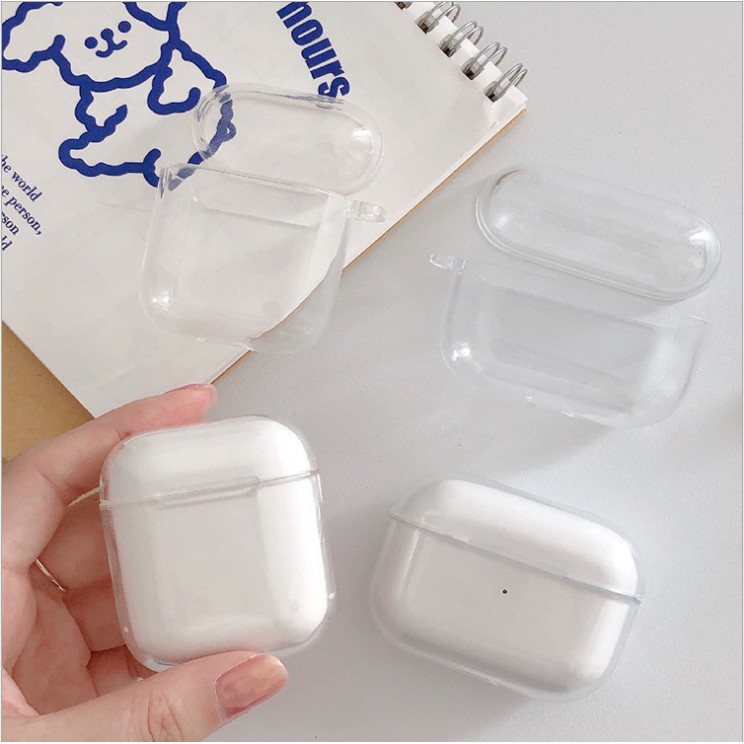 Vỏ bảo vệ bao đựng tai nghe vỏ trong nhựa TPU vỏ mềm cao cấp airpod 1/2/3 - JERRY SHOP