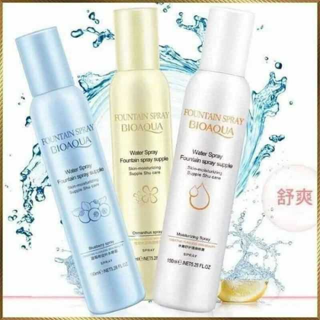 Xịt khoáng 💕FREESHIP💕 Xịt khoáng dưỡng ẩm bioaqua,cho da dầu mụn