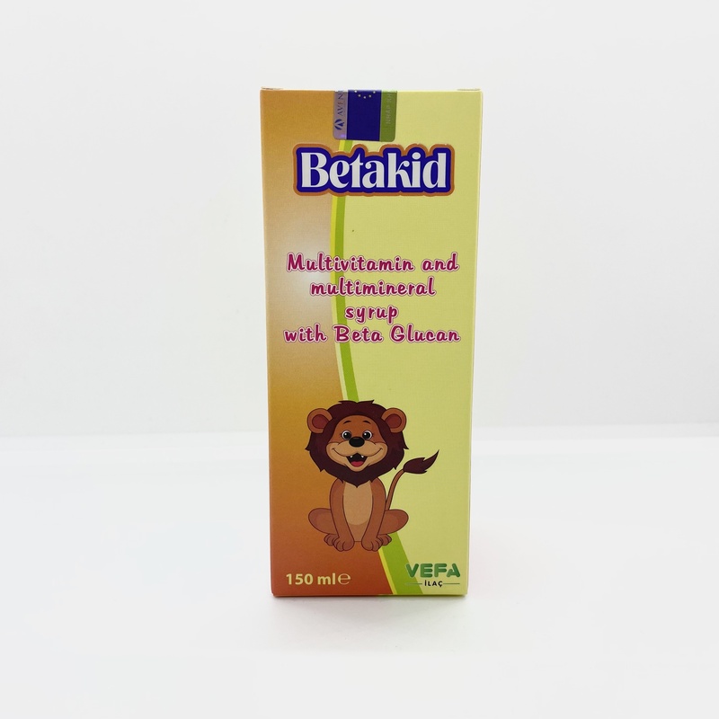 Siro Betakid 150 ml - Bổ sung beta glucan tăng sức đề kháng mùa dịch cho cả nhà