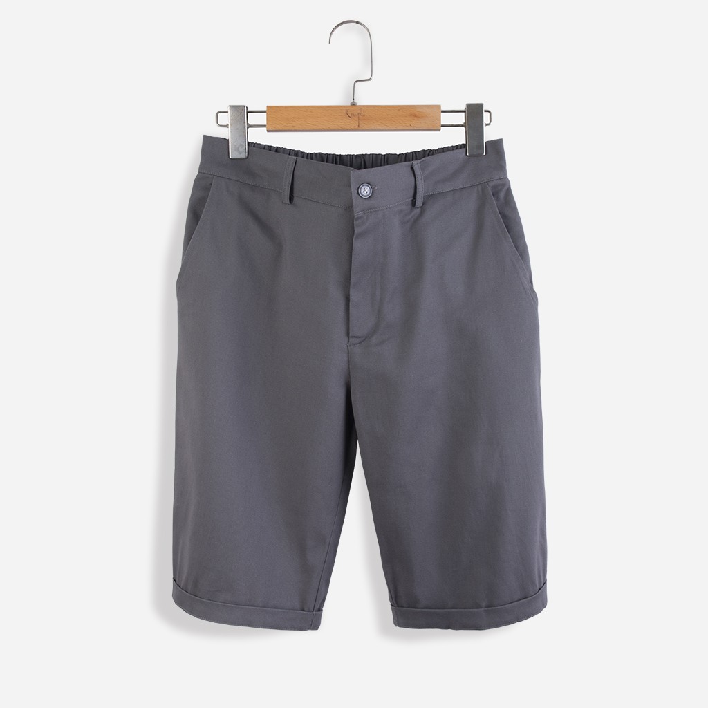 Quần Short Kaki Nam ROUGH Co Giãn,Trẻ Trung, Phong Cách, 5 Màu Đa Dạng